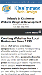 Mobile Screenshot of kissimmeewebdesign.com