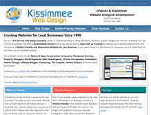 Tablet Screenshot of kissimmeewebdesign.com